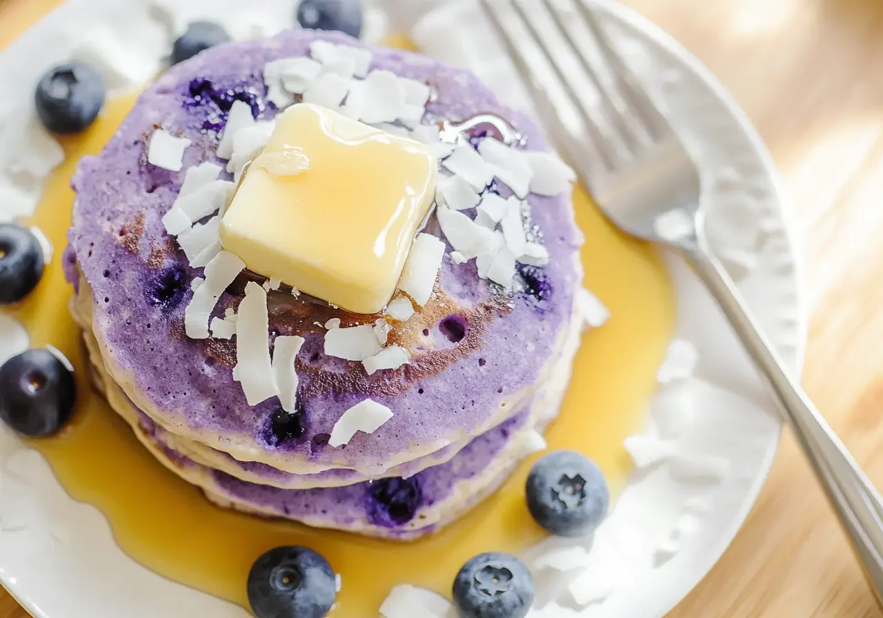 taro-flavored-pancake-recipe